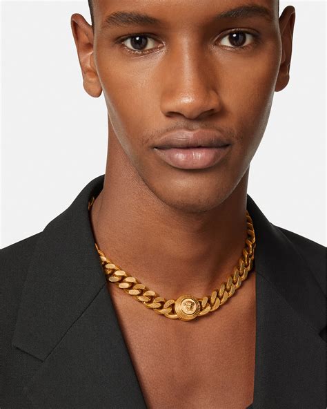 versace medusa chain for men|Versace Necklaces & Chains for Men.